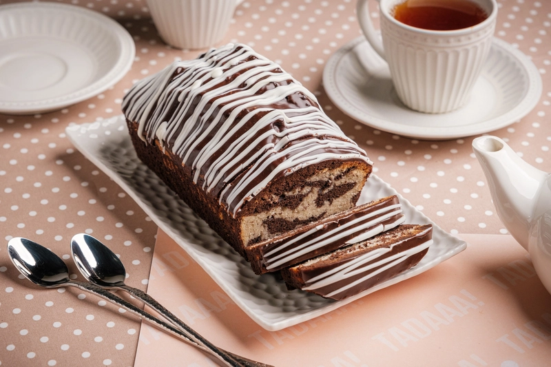 Chocolate Marble Cake Loaf