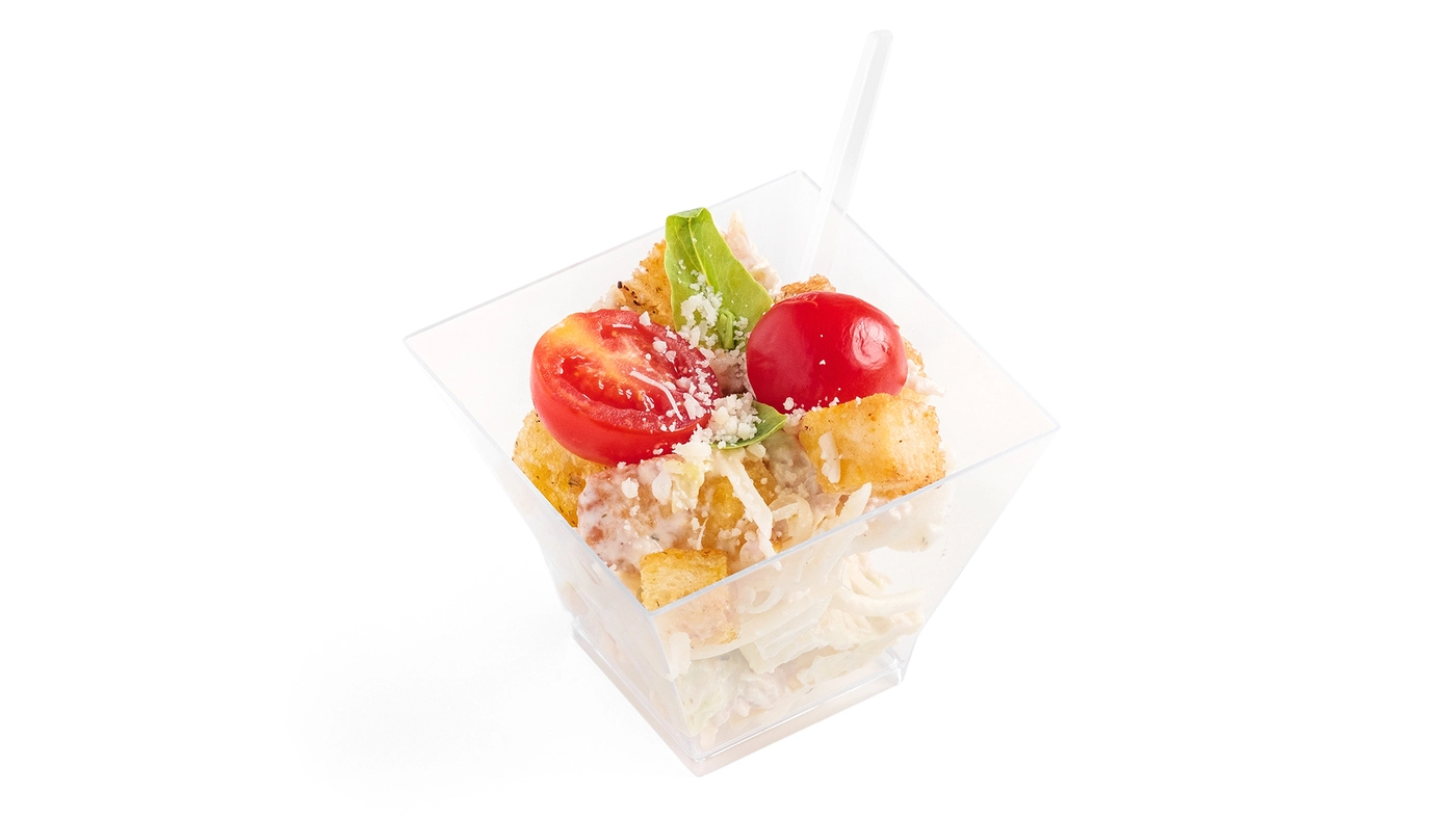 Chicken Caesar Salad Cup