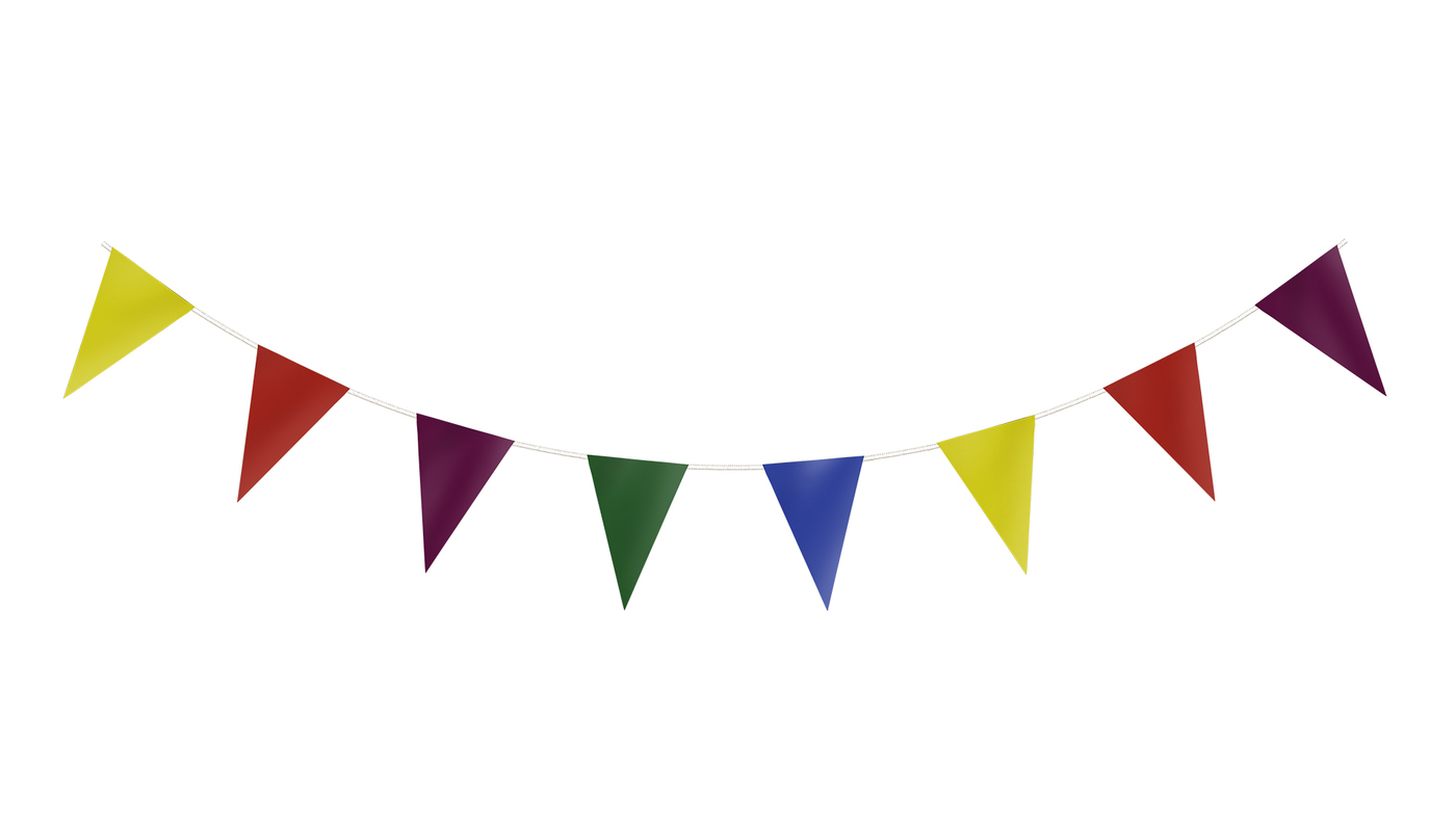 Multicolour Retro Bunting 10m