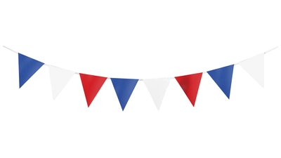 Red, White & Blue Flag Bunting 10m