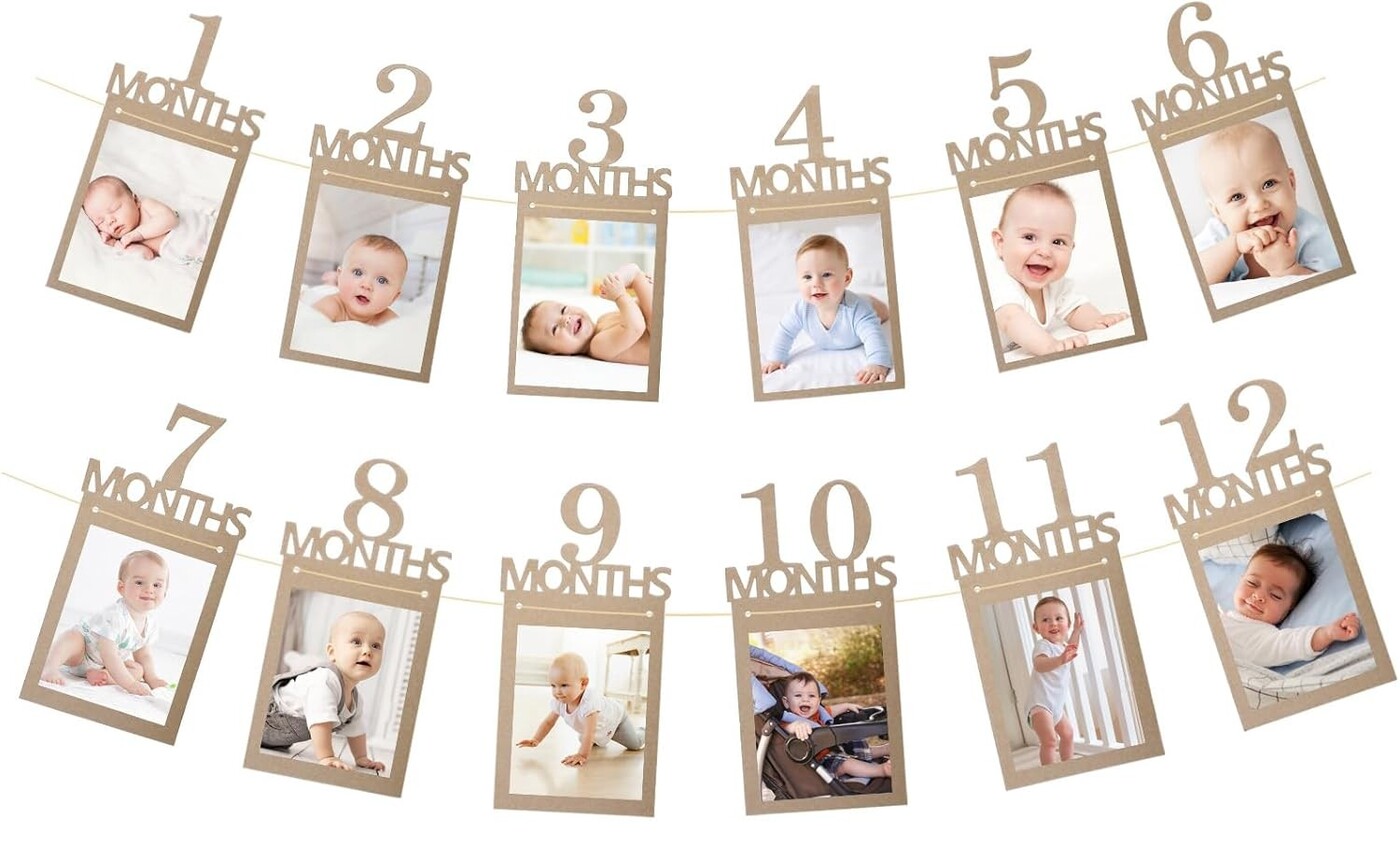 First Birthday Photo Bunting