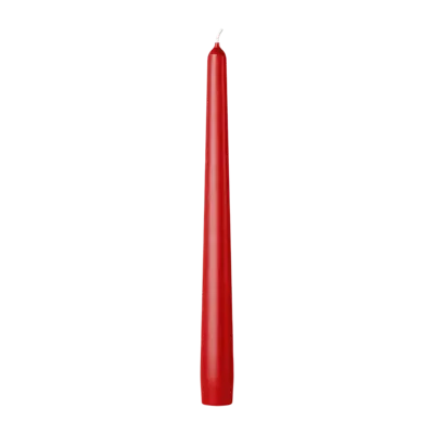 Red Tapered Candles 24.5cm
