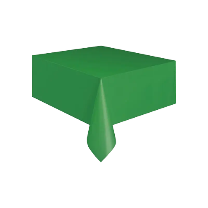 Emerald Green Plastic Table Cover