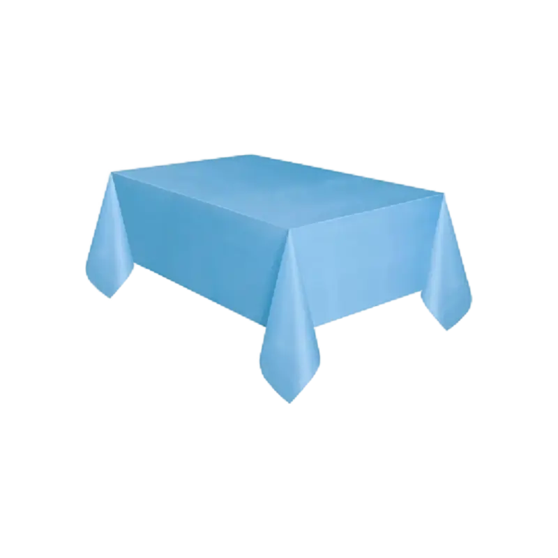 Powder Blue Table Plastic Cover