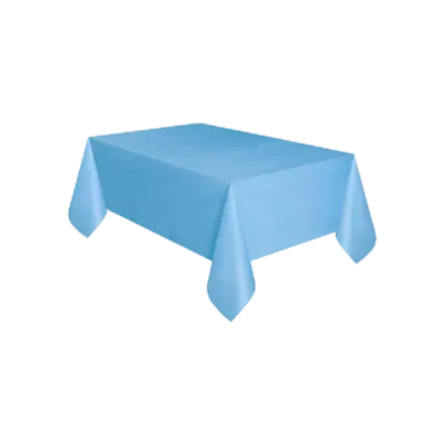 Powder Blue Table Plastic Cover