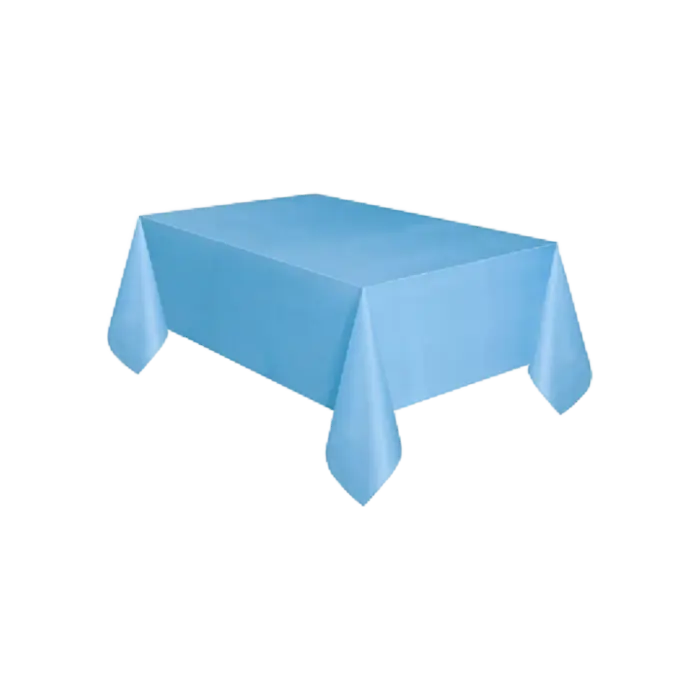 Powder Blue Table Plastic Cover