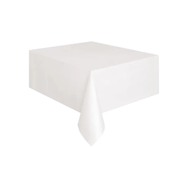 Bright White Table Plastic Cover
