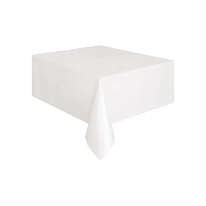 Bright White Table Plastic Cover