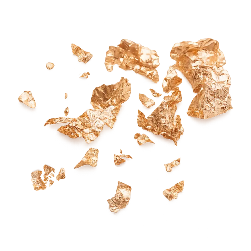 Rose Gold Foil Flakes Table Décor 