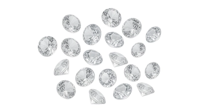 12MM Clear Diamond Table Decor
