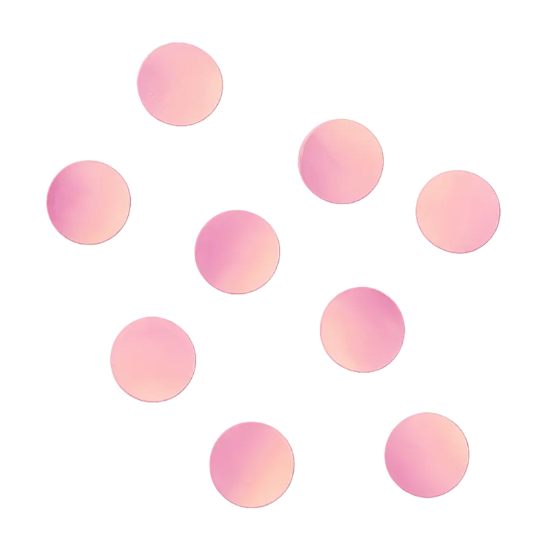 Metallic Pink Confetti for Table Decor