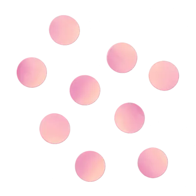 Metallic Pink Confetti for Table Decor