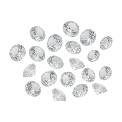 12MM Clear Diamond Table Decor
