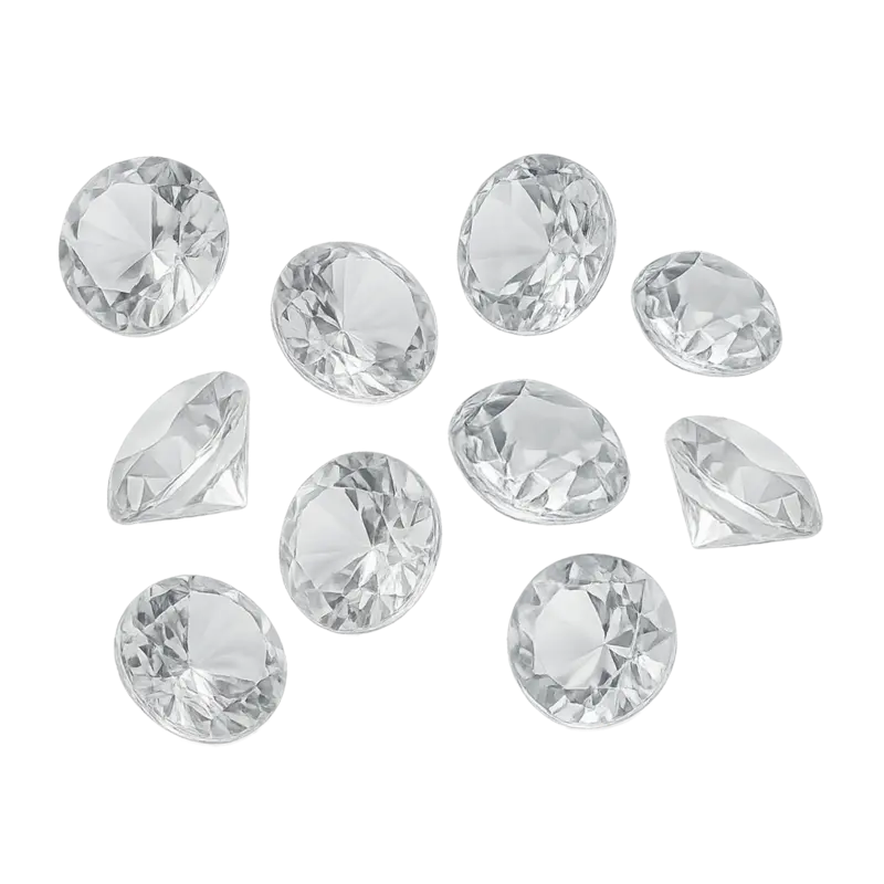 20MM Clear Diamond Table Decor