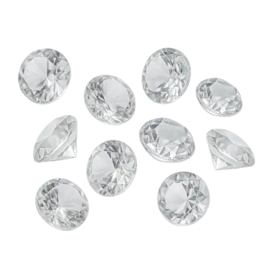 20MM Clear Diamond Table Decor