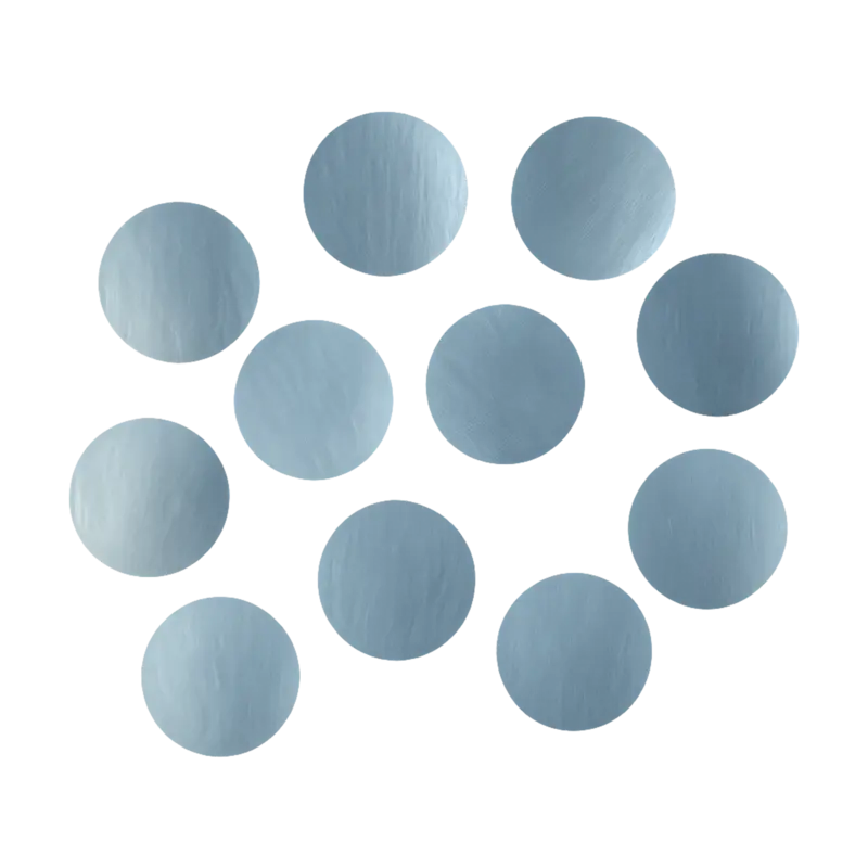 Metallic Blue Confetti for Table Decor