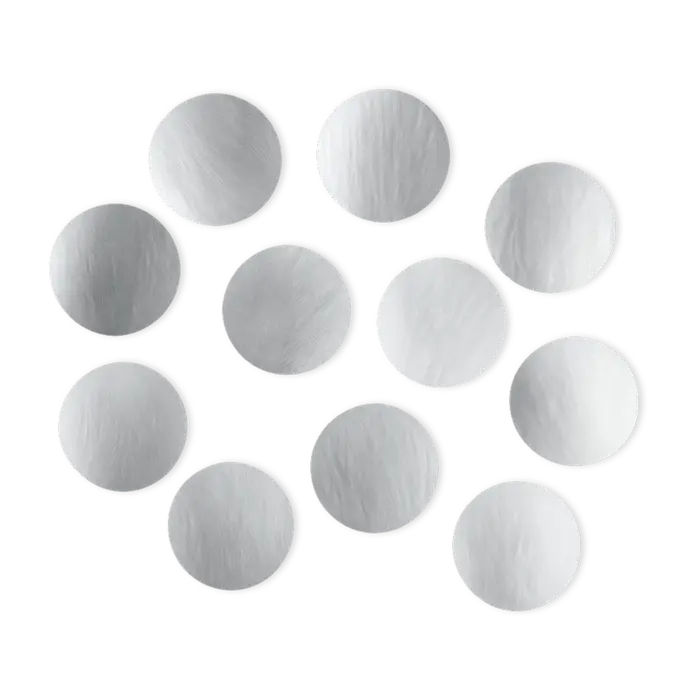 Silver Confetti for Table Decor
