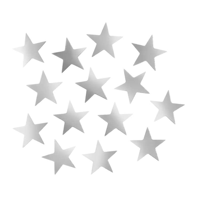 Silver Star Table Confetti