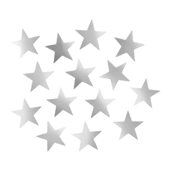 Silver Star Table Confetti