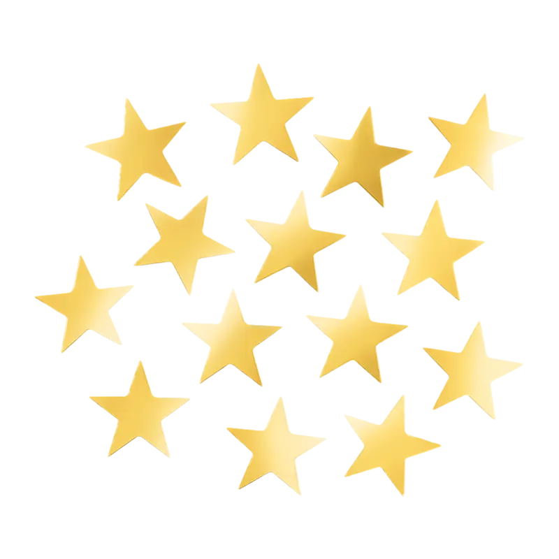 Gold Star Table Confetti