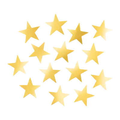 Gold Star Table Confetti