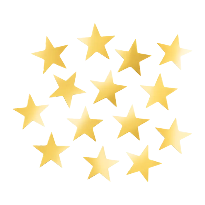 Gold Star Table Confetti