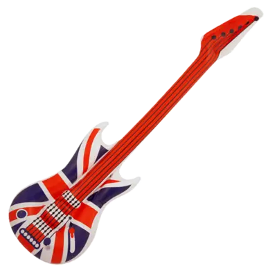 Union Jack Inflatable Guitar
