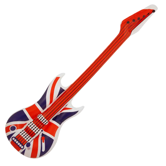 Union Jack Inflatable Guitar