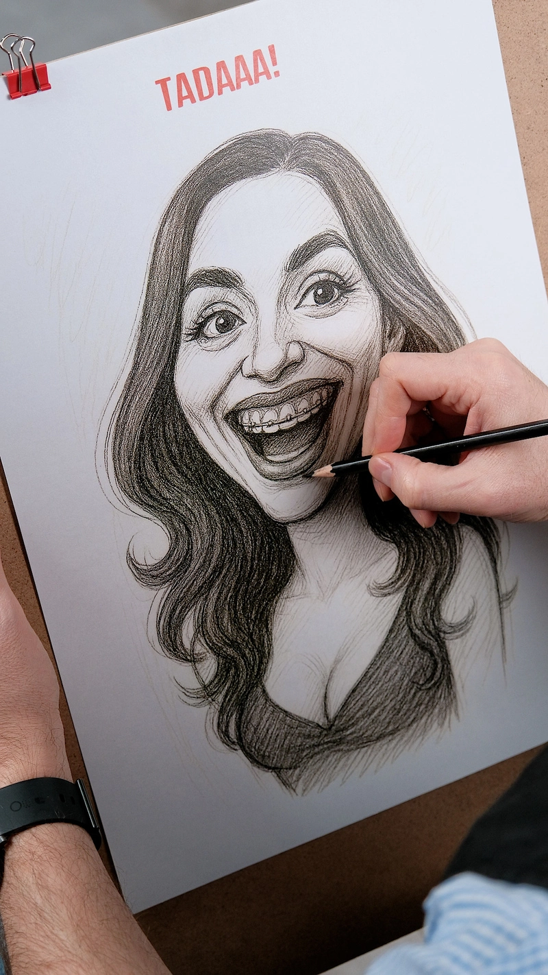 Classic Caricature Drawing
