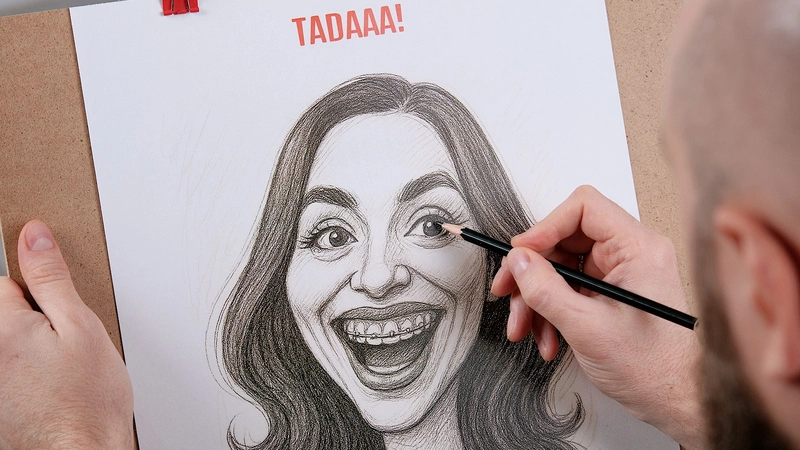 Classic Caricature Drawing