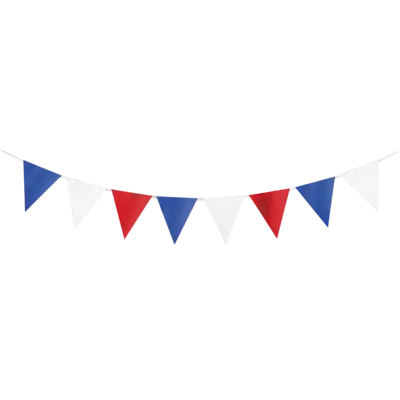 Red, White & Blue Flag Bunting 10m