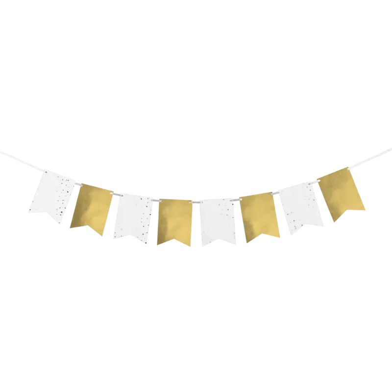 Gold Flag Bunting 10m