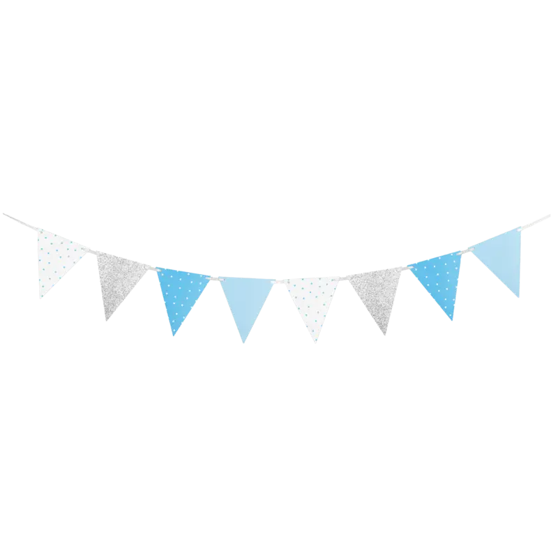 Silver and Blue Bunting 1.3m