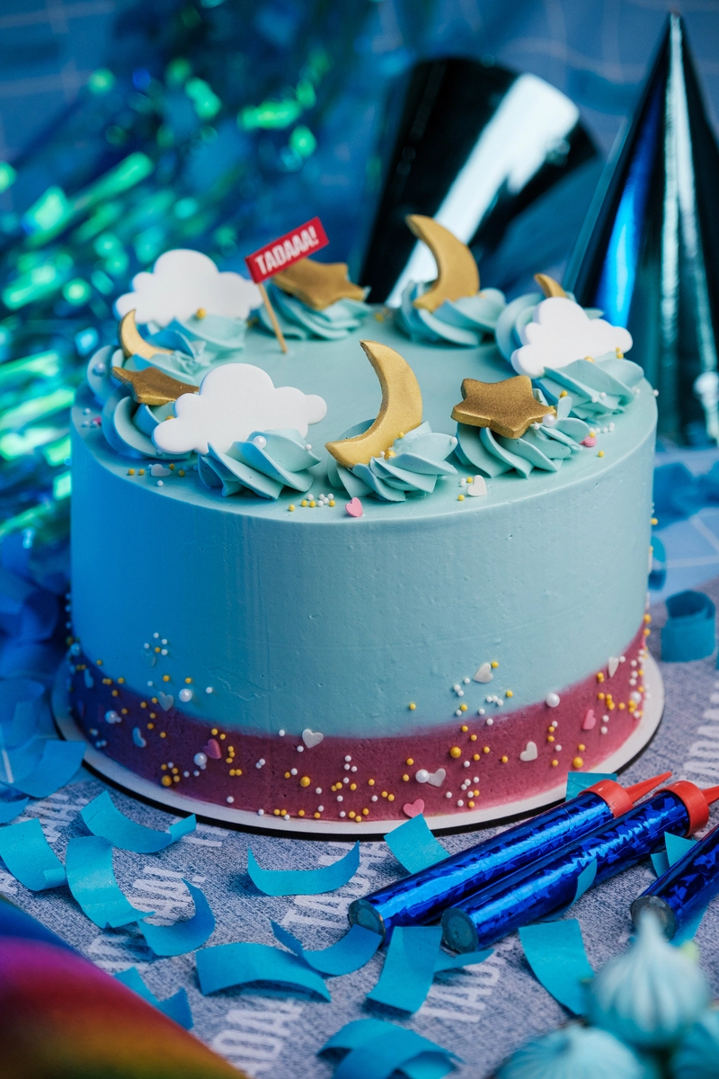 Baby Turquoise Cake