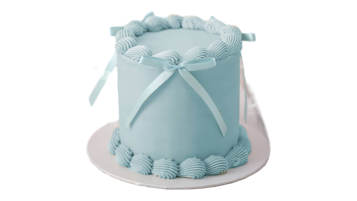 Blue Ribbons Cake