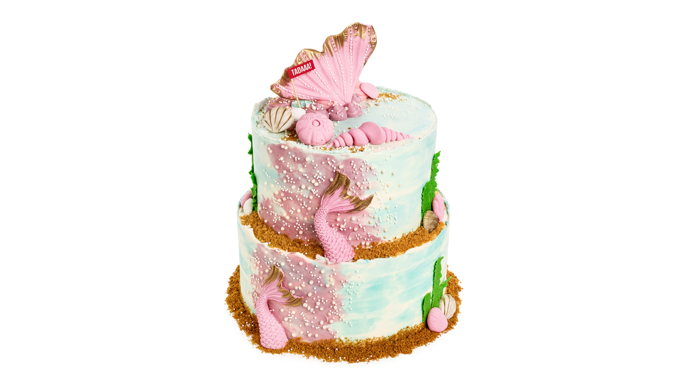 Mermaid Chocolate Tier Cake