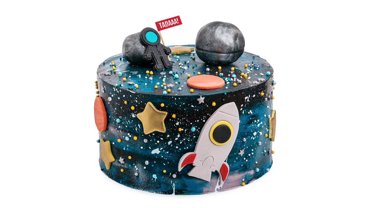 Space Chocolate Cake