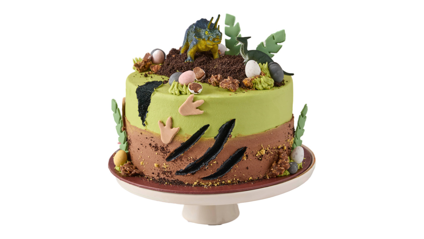 Dinosaur Chocolate Cake