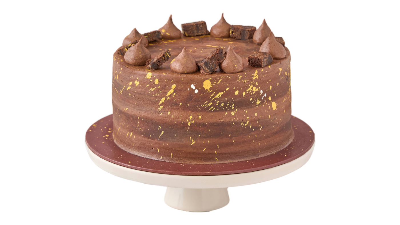 Vegan Brownie Cake