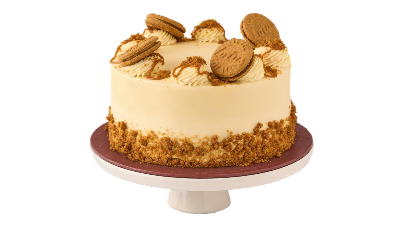 Caramel Biscuit Cake