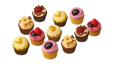 Fruit Mini Cupcakes