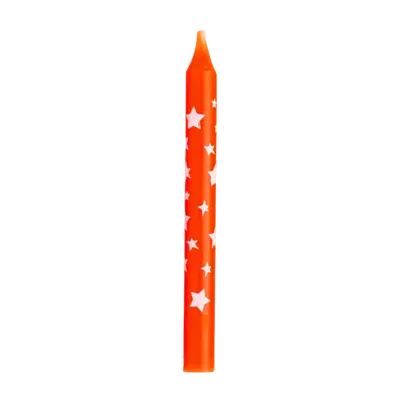 Multi-Colour Star Candles, 12pk
