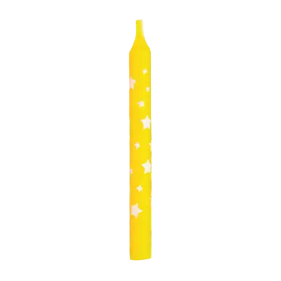 Multi-Colour Star Candles, 12pk
