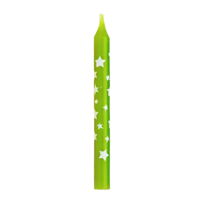 Multi-Colour Star Candles, 12pk