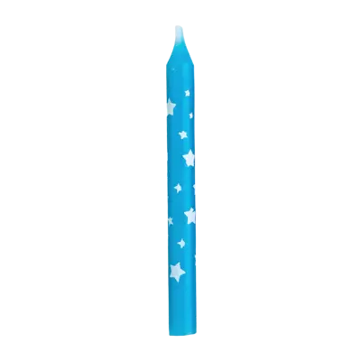 Multi-Colour Star Candles, 12pk