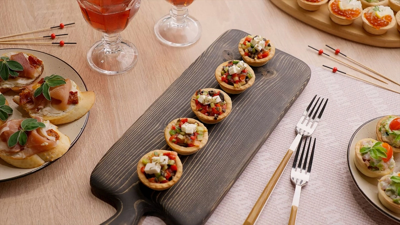 Greek Salad Tartlet