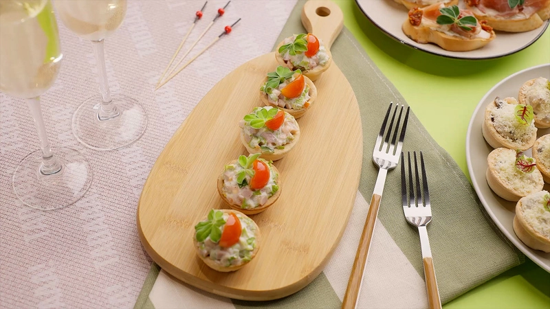 Chicken Julienne Tartlet