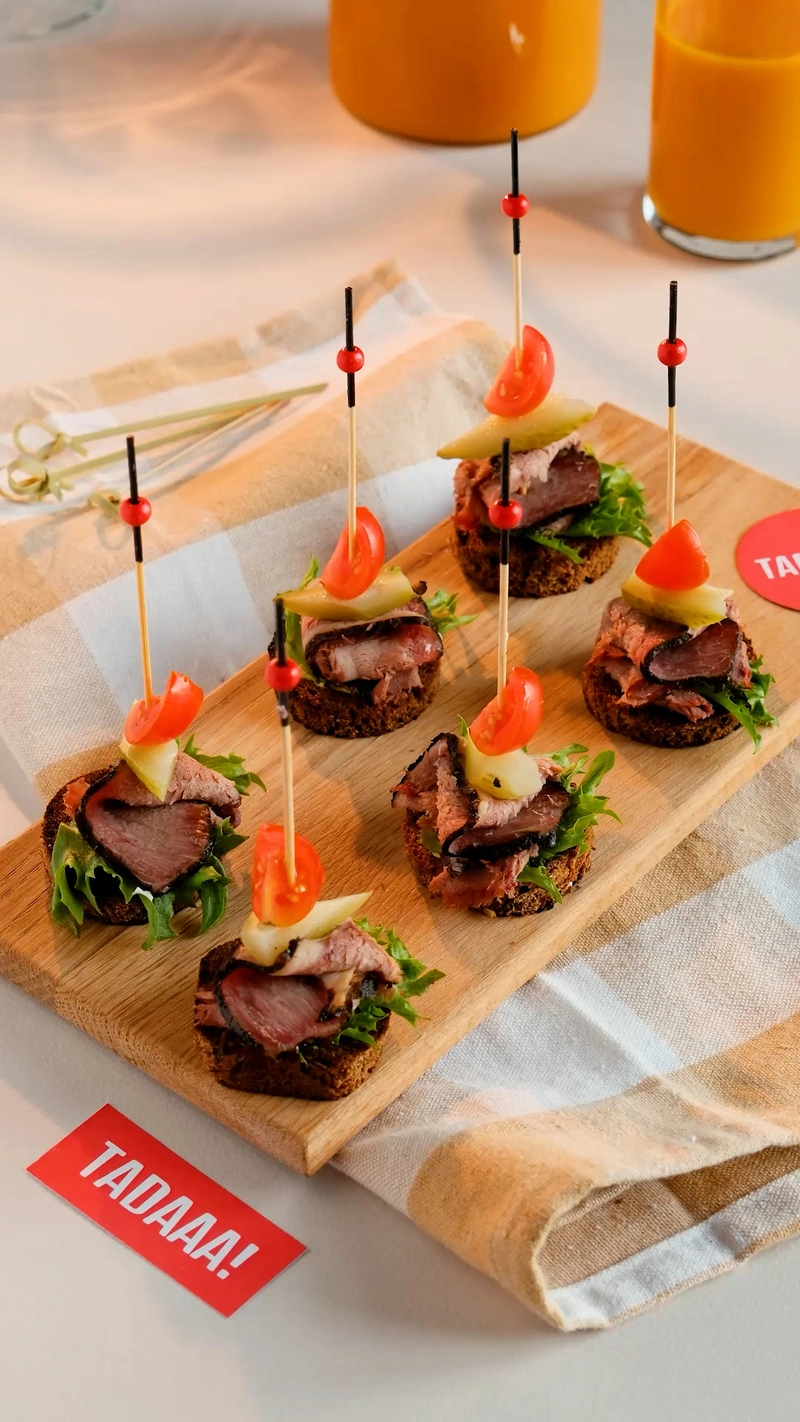 Baked Pork Canapé