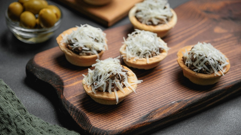 Chicken and Mushroom Tartlet
