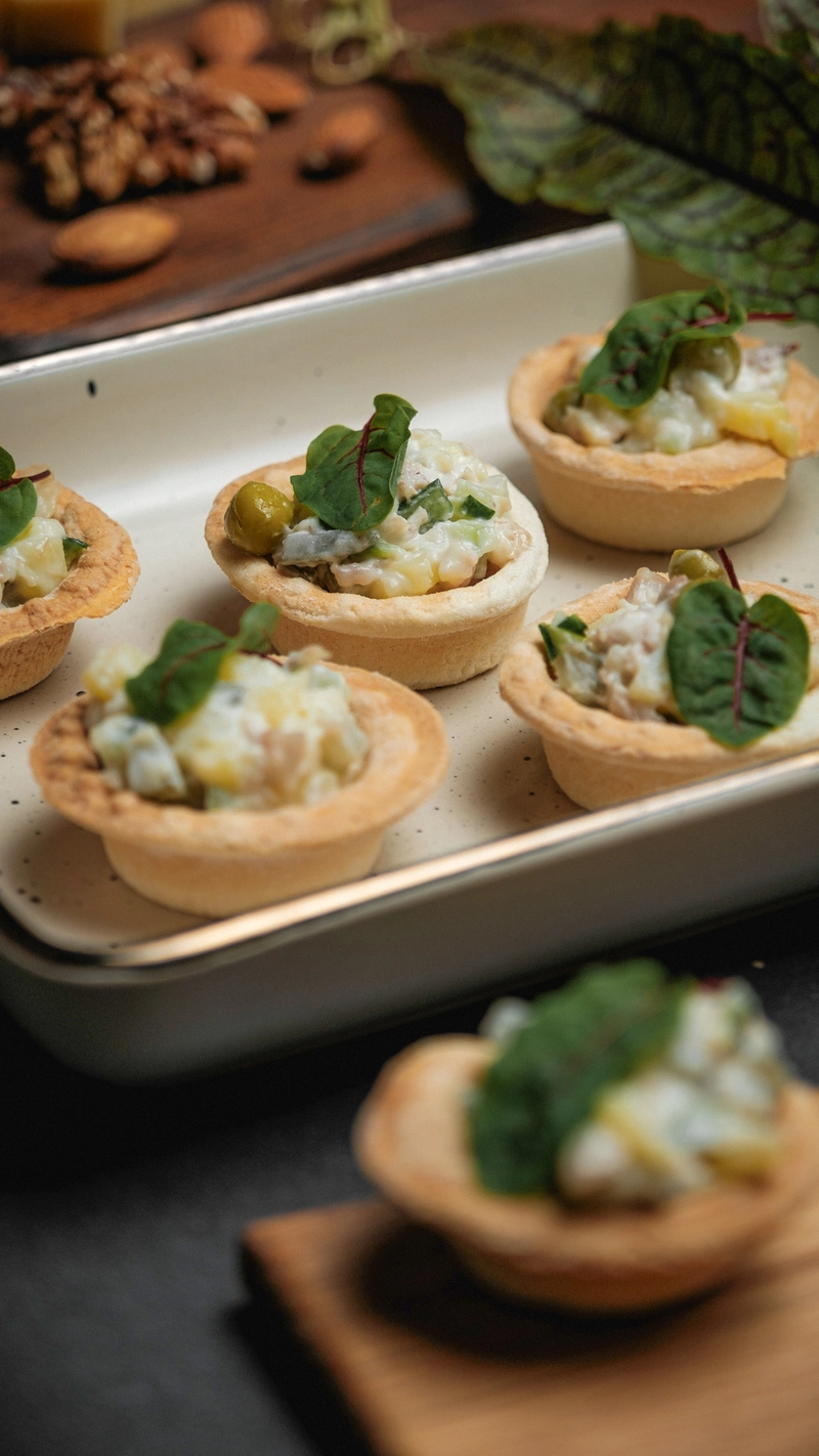 Chicken Olivier Tartlet